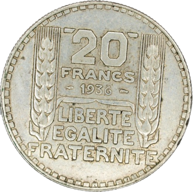 20 francs Turin 1936