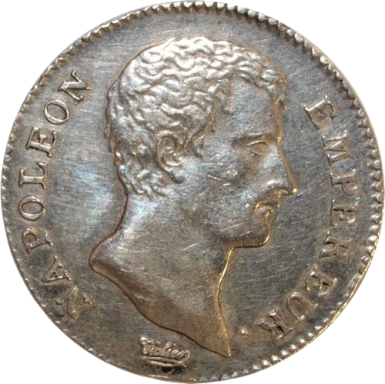 1 franc Napoléon Empereur 1814